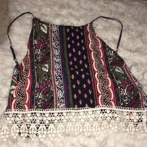 A&F Halter Top w/ Tie Back